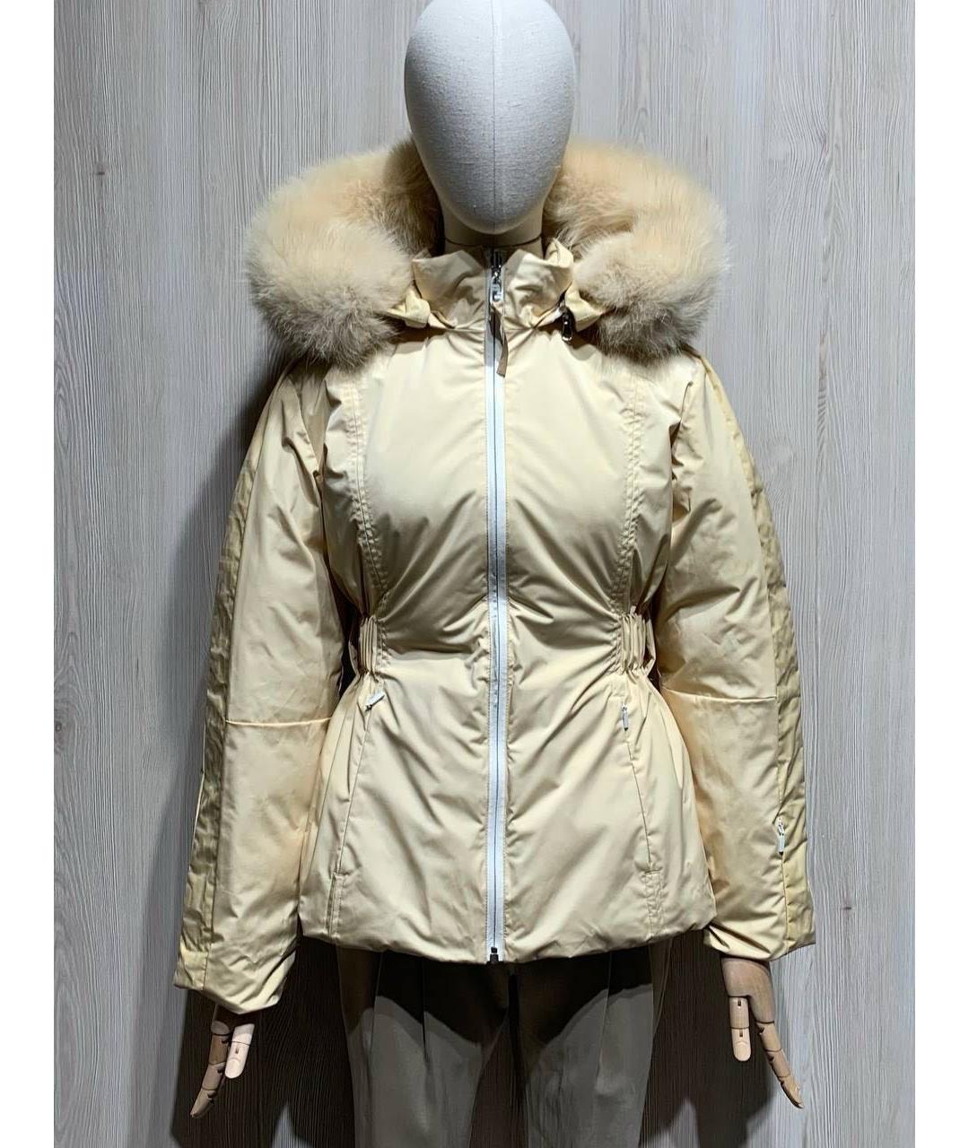 FENDI Бежевый пуховик, фото 3