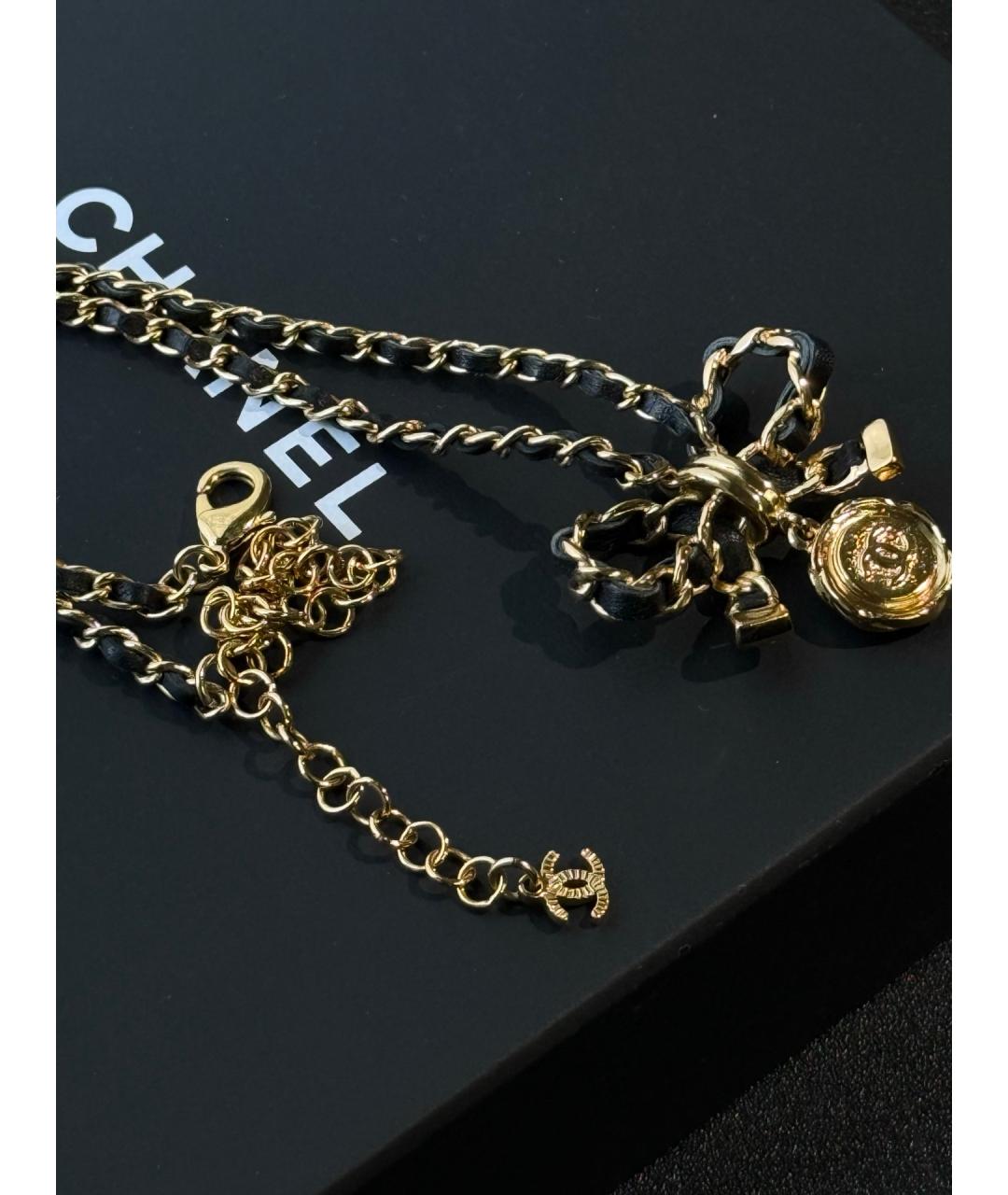 CHANEL Золотое колье, фото 3