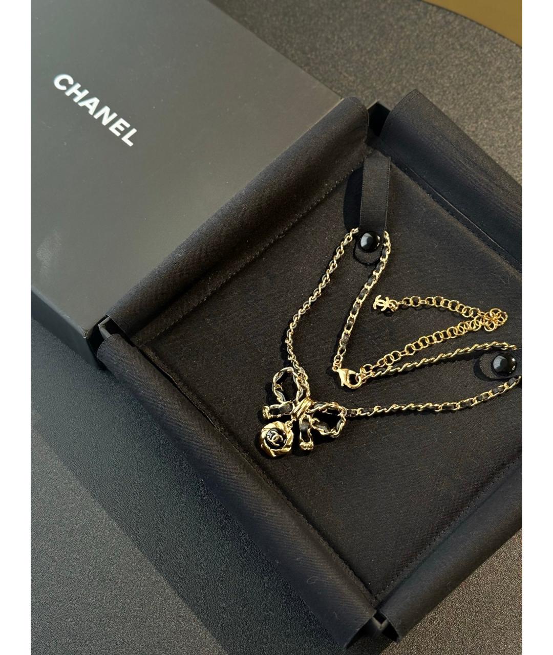 CHANEL Золотое колье, фото 5