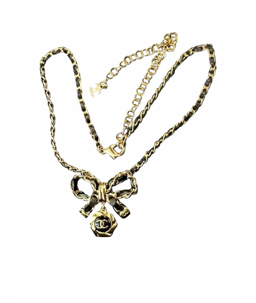 CHANEL Золотое колье, фото 1