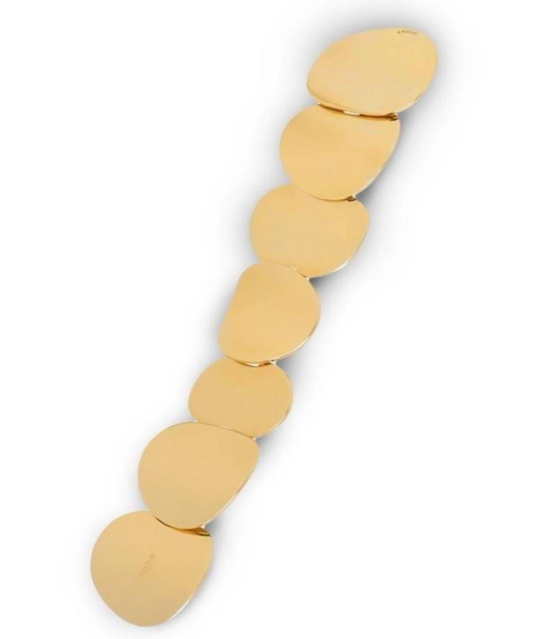 CELINE Золотой латунный браслет, фото 2