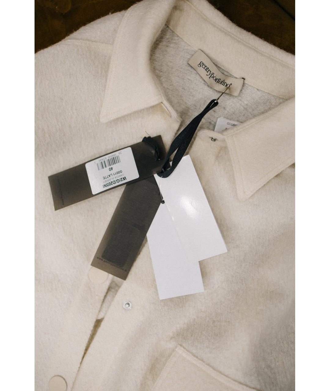 GENTRY PORTOFINO Бежевый шерстяной джемпер / свитер, фото 5