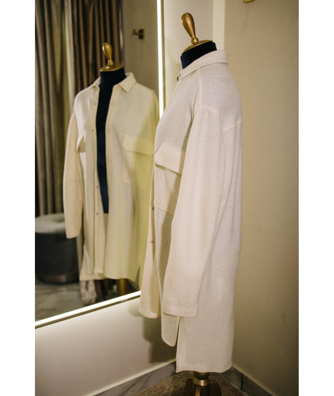 GENTRY PORTOFINO Бежевый шерстяной джемпер / свитер, фото 3