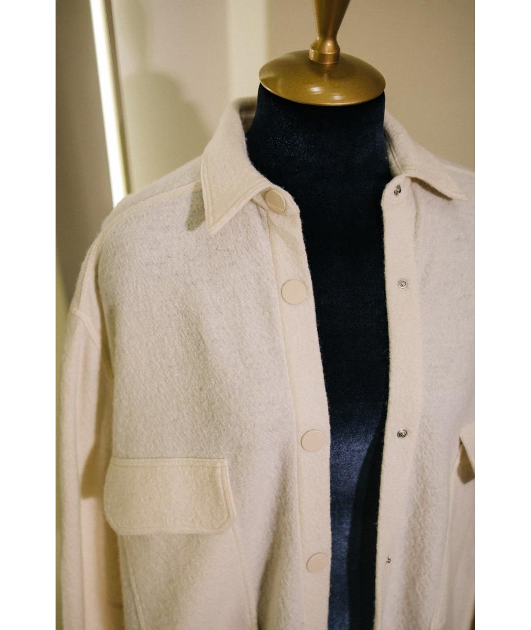 GENTRY PORTOFINO Бежевый шерстяной джемпер / свитер, фото 2