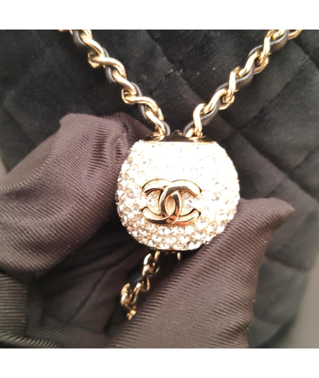 CHANEL Черная сумка через плечо, фото 7