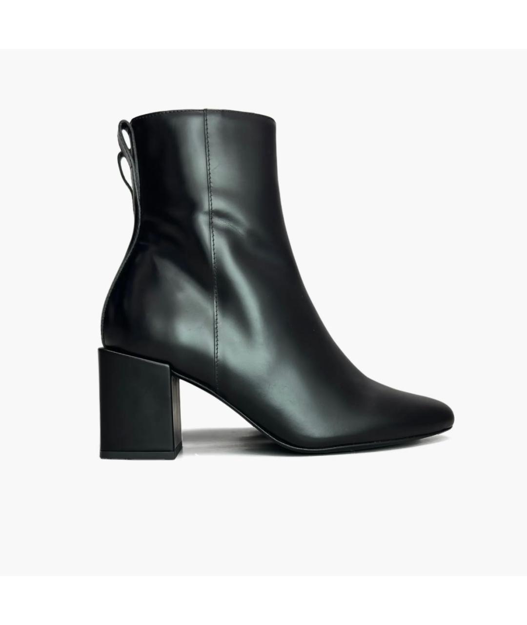Ami Paris Черные кожаные ботильоны, фото 9