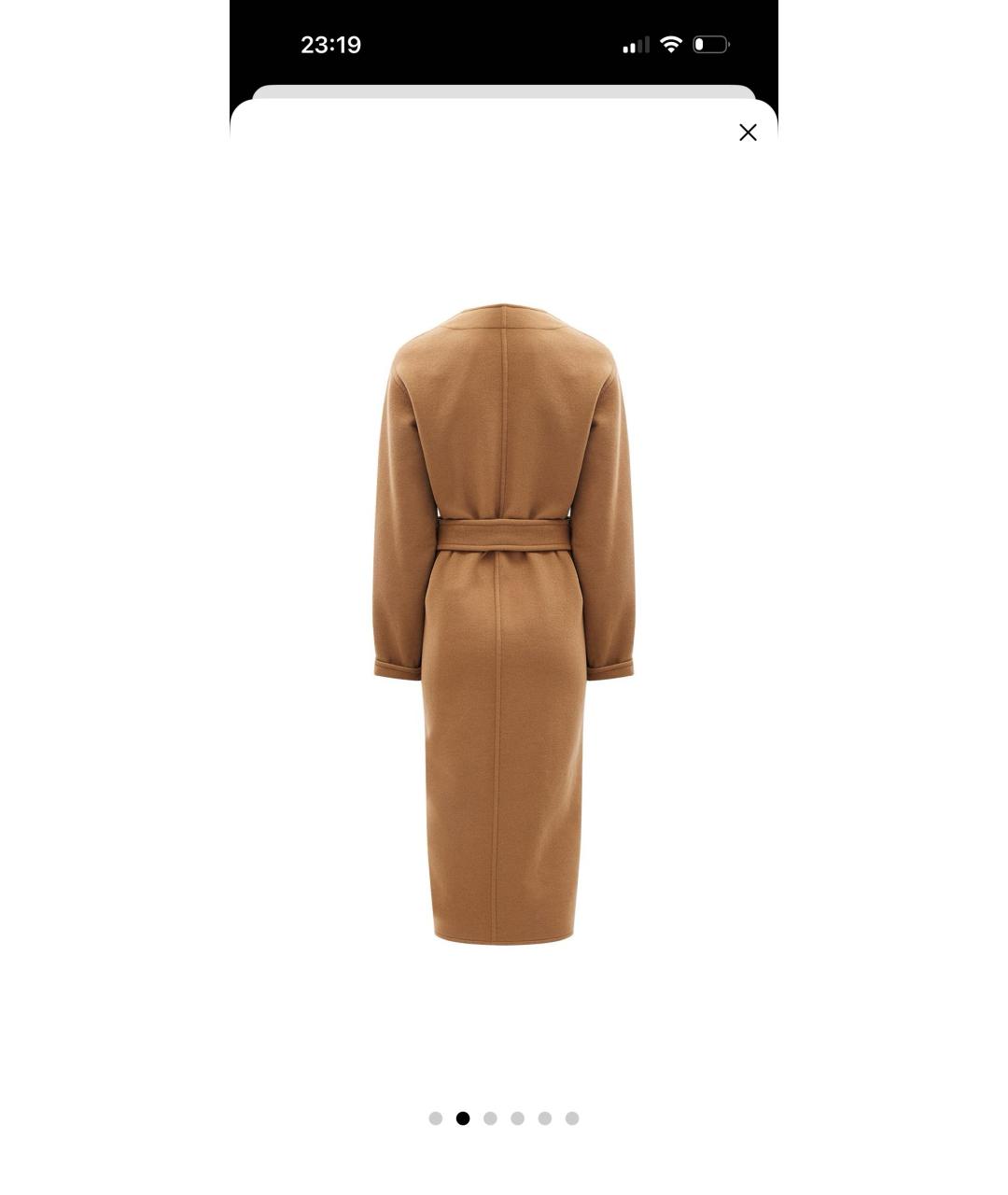 CELINE Бежевое кашемировое пальто, фото 2