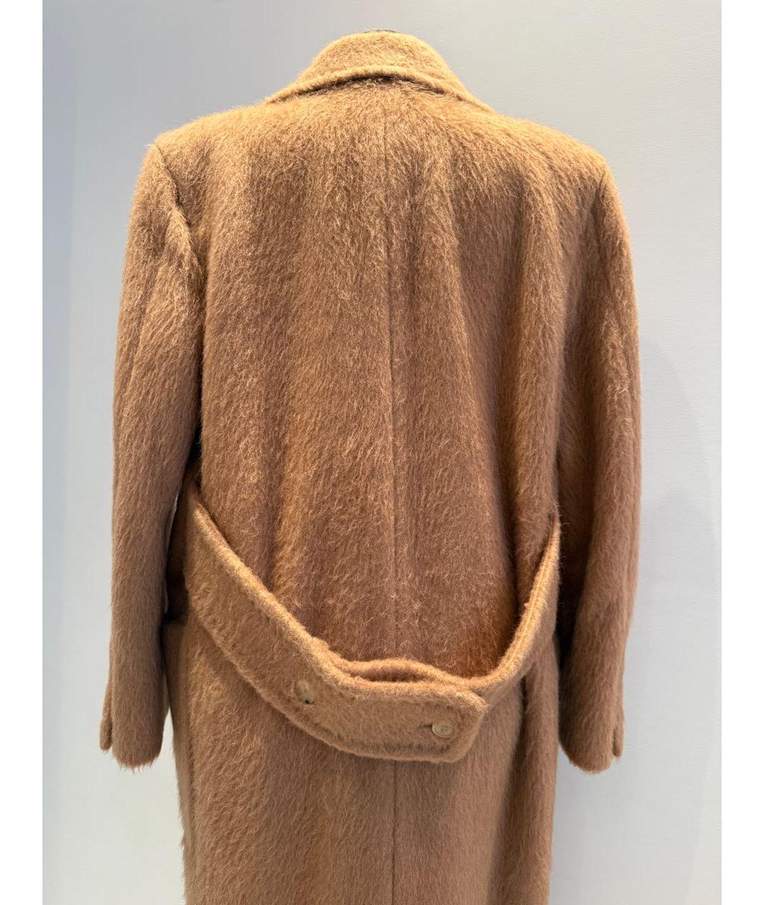 MAX MARA Бежевое шерстяное пальто, фото 7