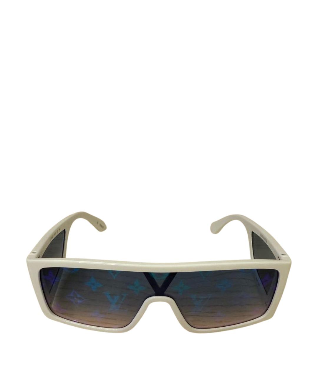 LOUIS VUITTON Белые пластиковые солнцезащитные очки, фото 1