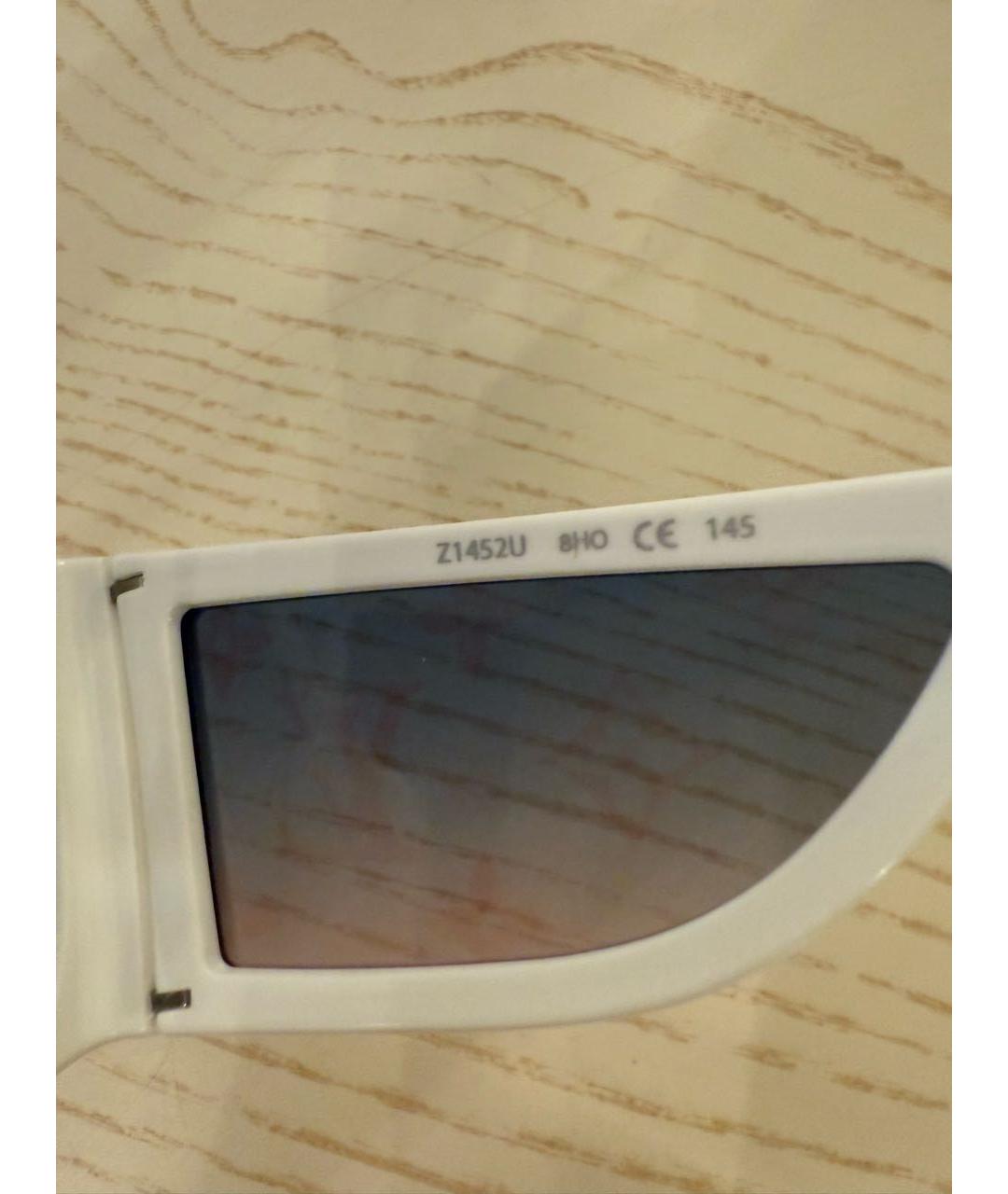 LOUIS VUITTON Белые пластиковые солнцезащитные очки, фото 4