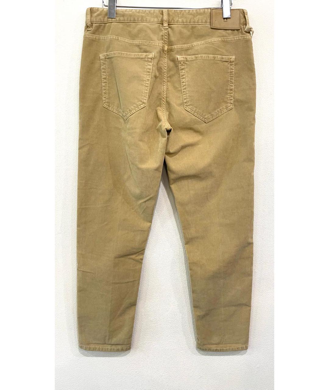 PT TORINO Бежевые хлопковые брюки чинос, фото 2