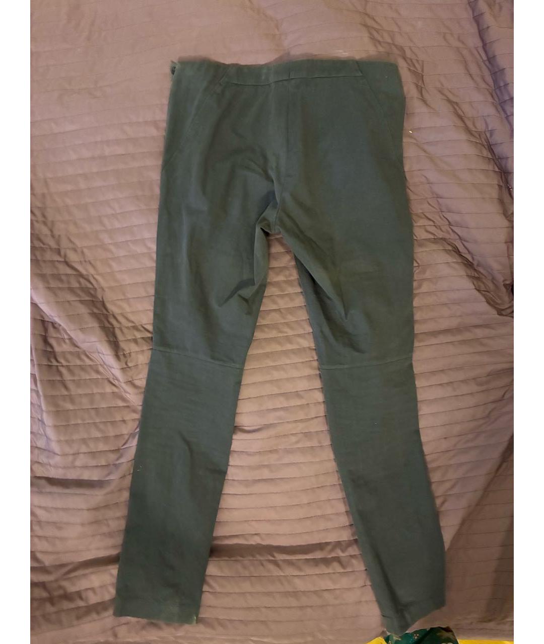 BRUNELLO CUCINELLI Антрацитовые хлопко-эластановые брюки узкие, фото 2