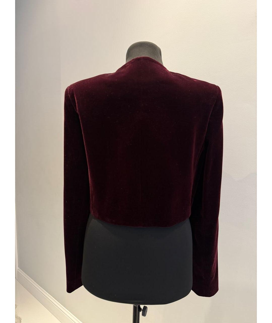 12 STOREEZ Бордовый полиэстеровый жакет/пиджак, фото 2