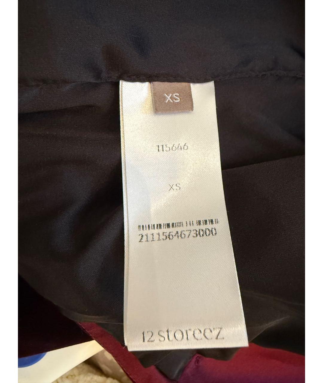 12 STOREEZ Бордовый полиэстеровый жакет/пиджак, фото 7