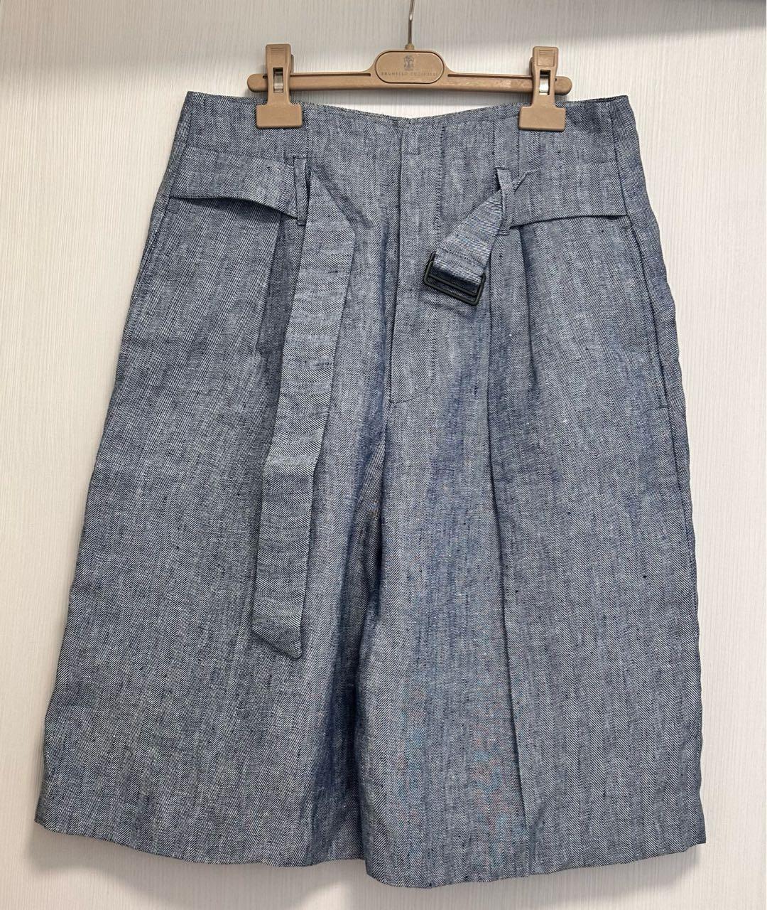 BRUNELLO CUCINELLI Синие шорты, фото 7