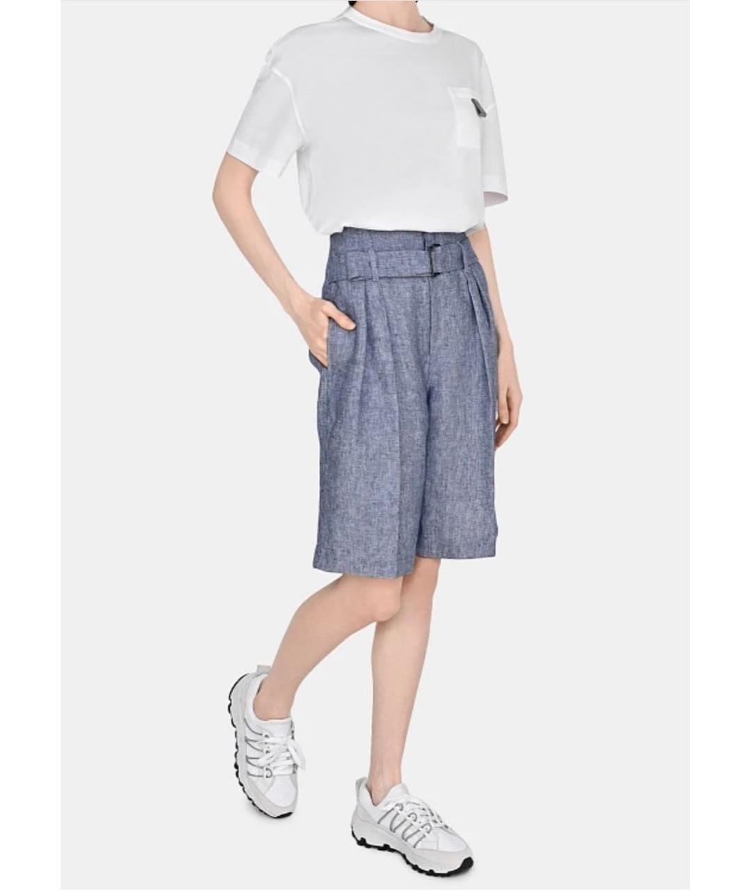 BRUNELLO CUCINELLI Синие шорты, фото 6