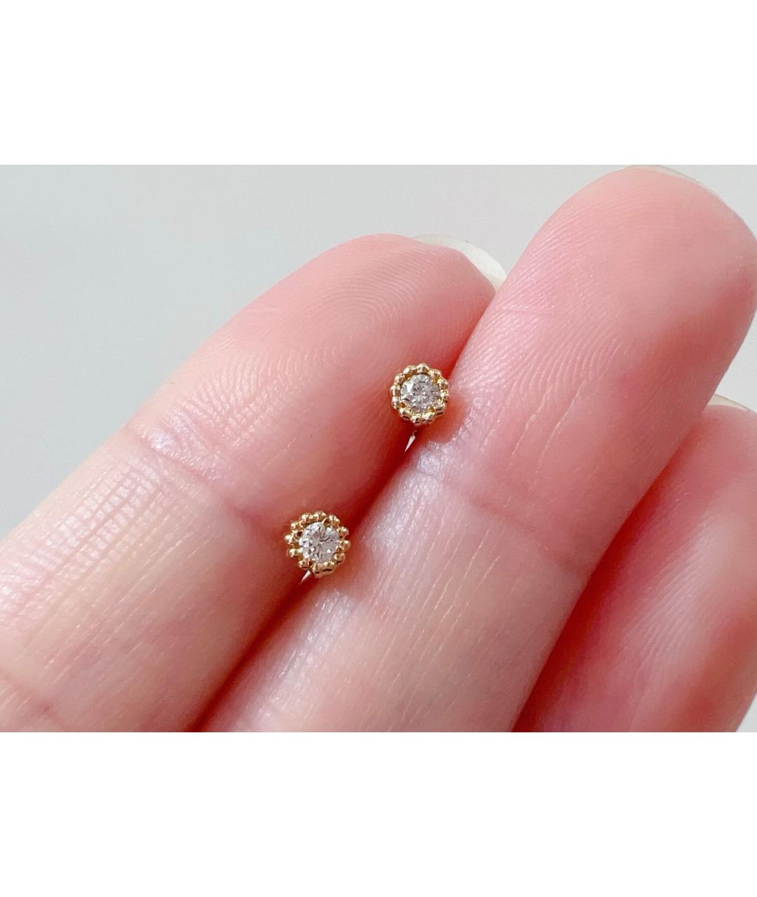 CHRISTIAN DIOR Золотые серьги из розового золота, фото 5