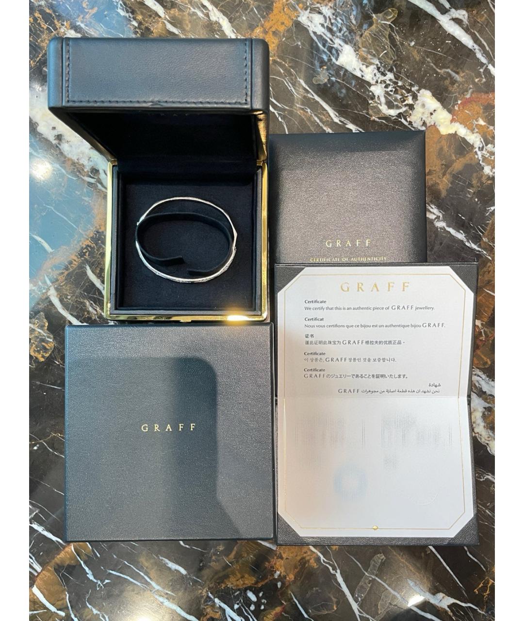 GRAFF Серебрянный браслет из белого золота, фото 2