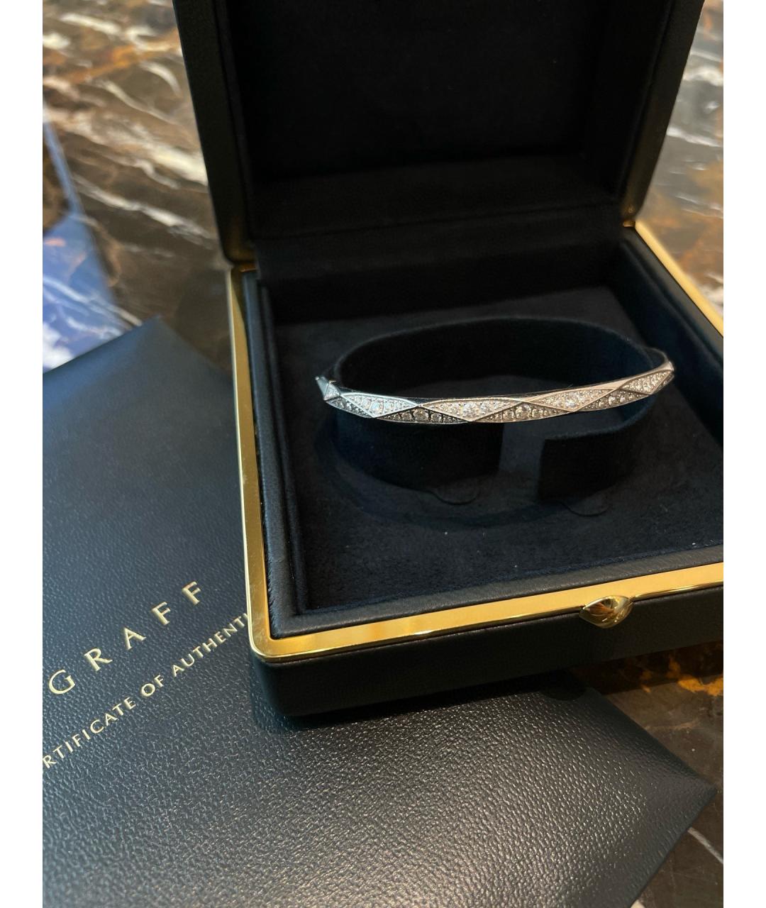GRAFF Серебрянный браслет из белого золота, фото 6