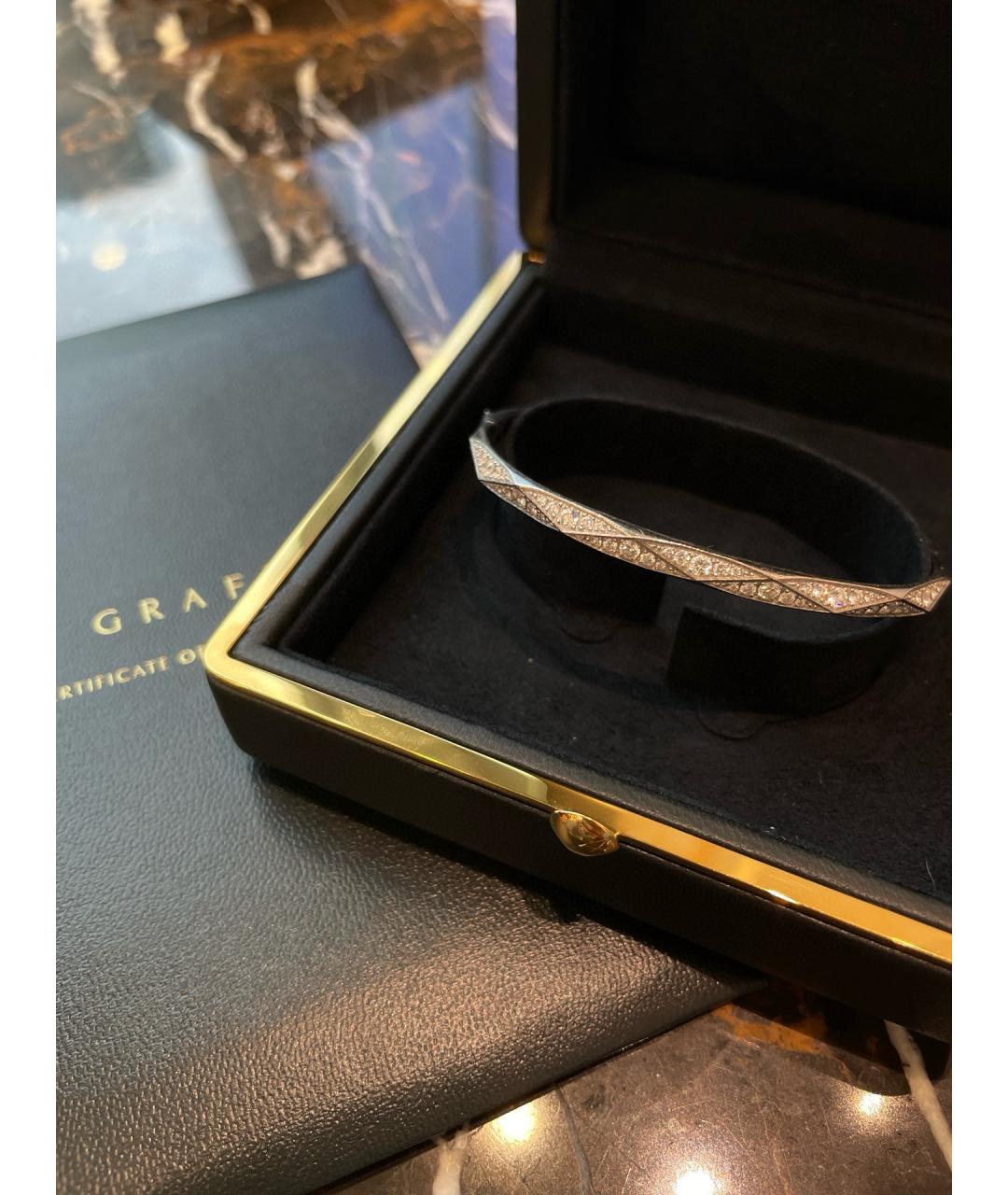 GRAFF Серебрянный браслет из белого золота, фото 3