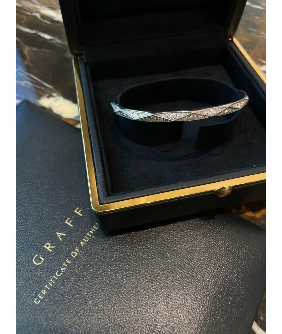 GRAFF Серебрянный браслет из белого золота, фото 4