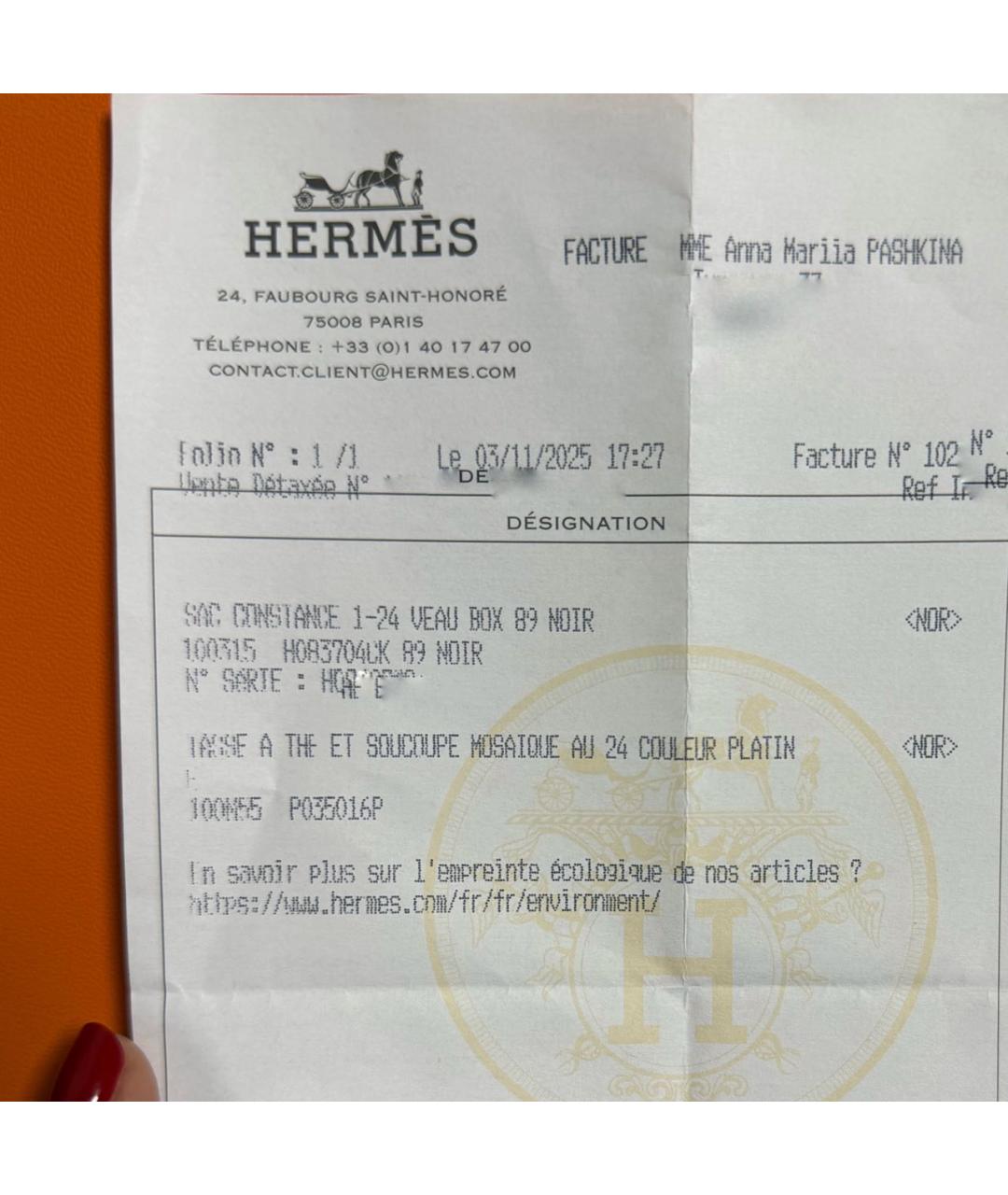 HERMES Черная кожаная сумка через плечо, фото 5