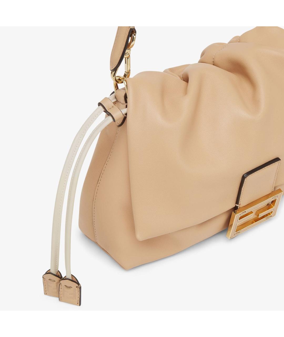 FENDI Розовая кожаная сумка через плечо, фото 9