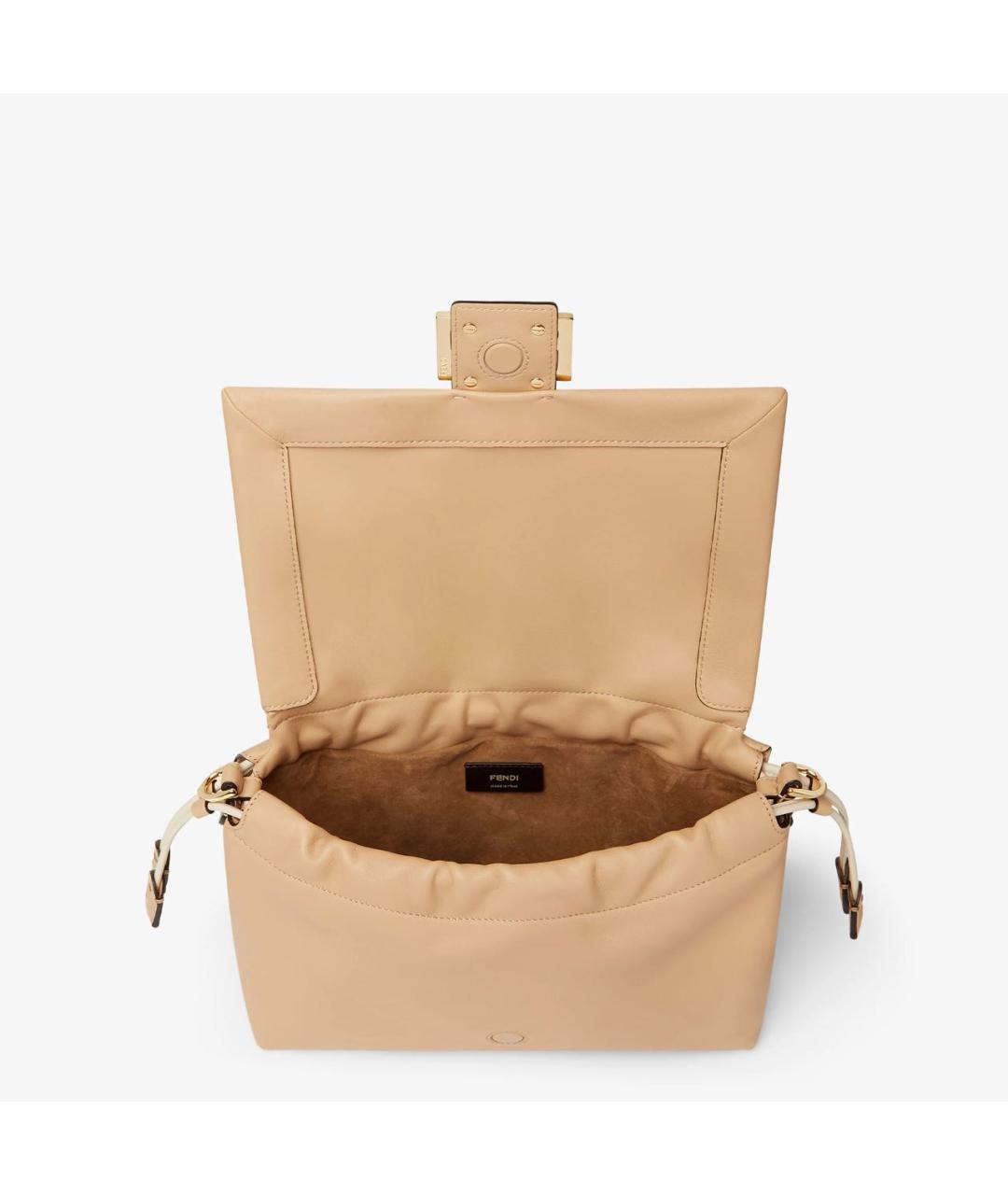 FENDI Розовая кожаная сумка через плечо, фото 4