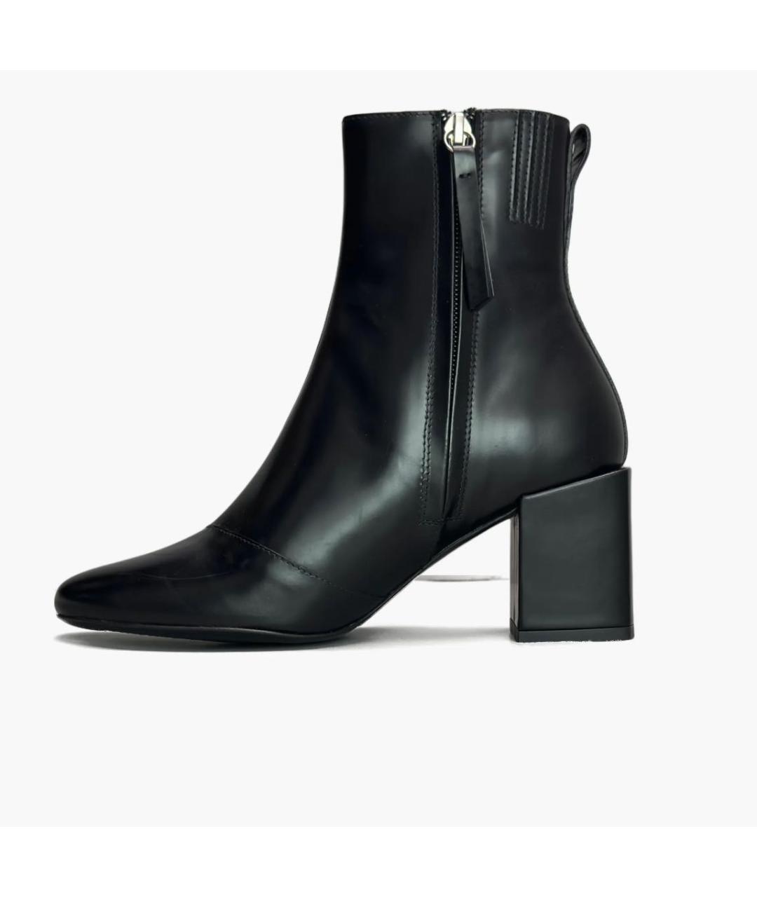 Ami Paris Черные кожаные ботильоны, фото 2