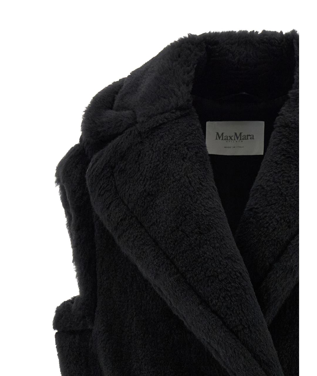 MAX MARA Черный шерстяной жилет, фото 2