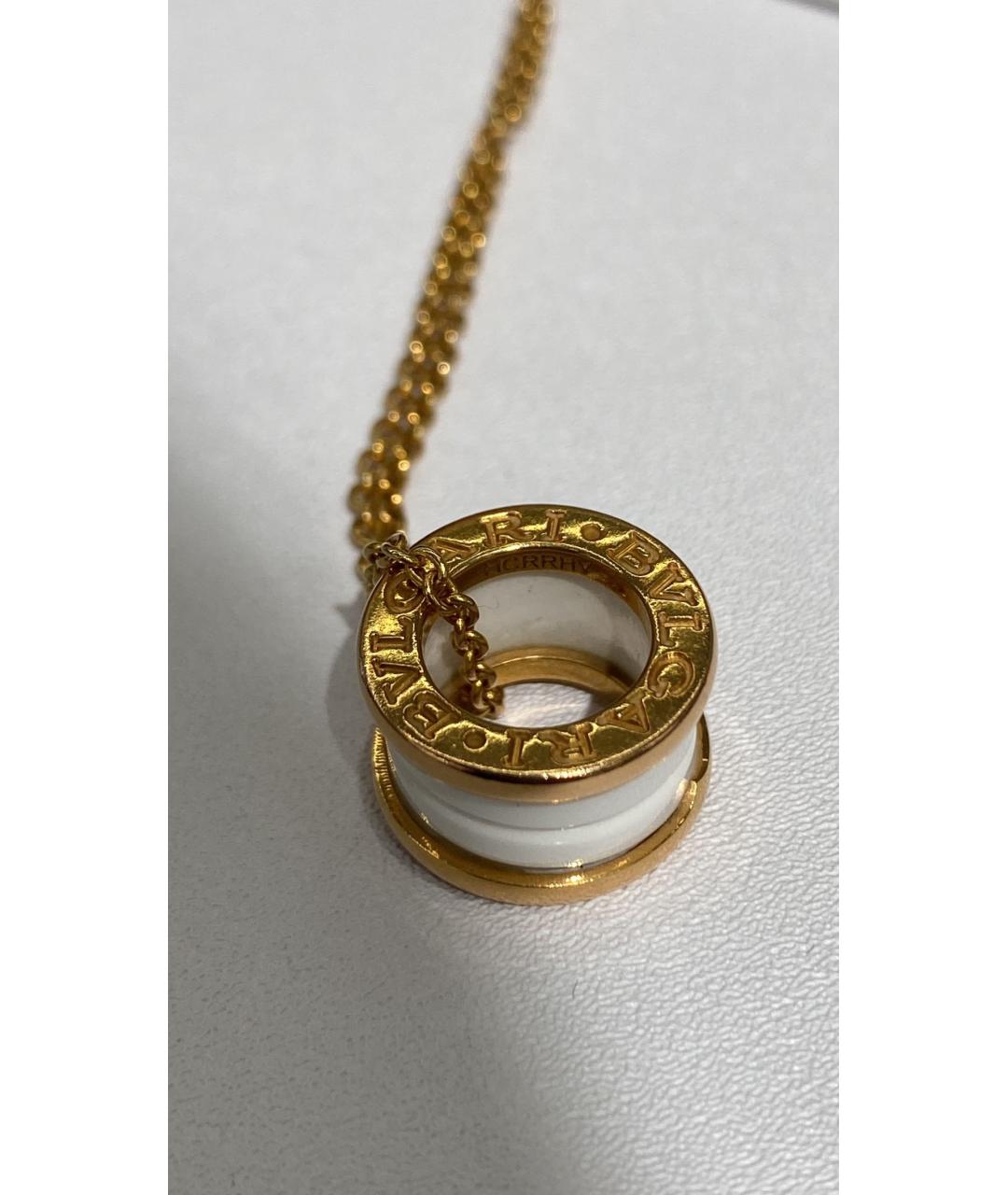 BVLGARI Золотое колье из розового золота, фото 7