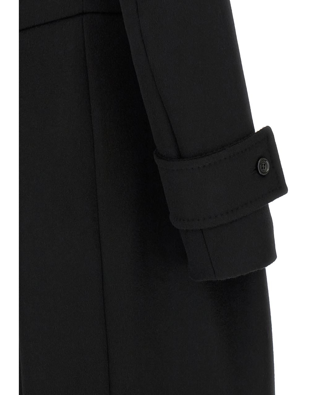 MAX MARA Черное шерстяное пальто, фото 4