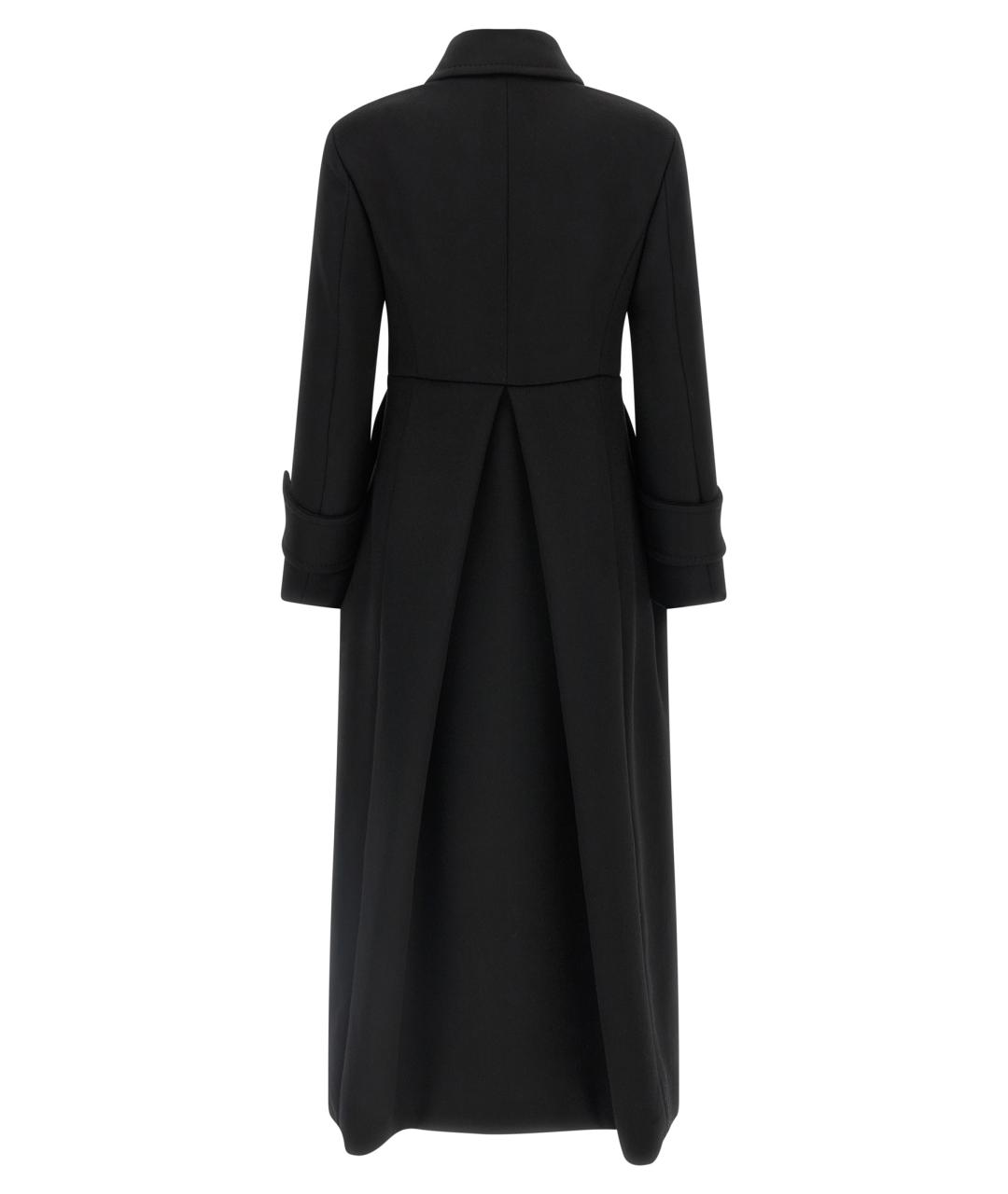 MAX MARA Черное шерстяное пальто, фото 2