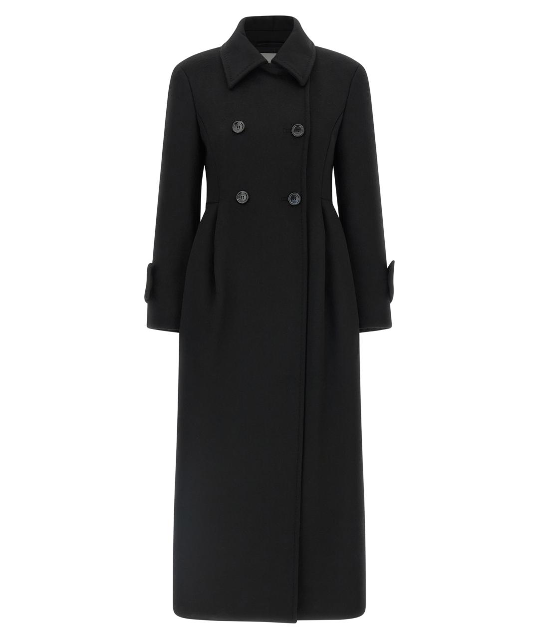 MAX MARA Черное шерстяное пальто, фото 1