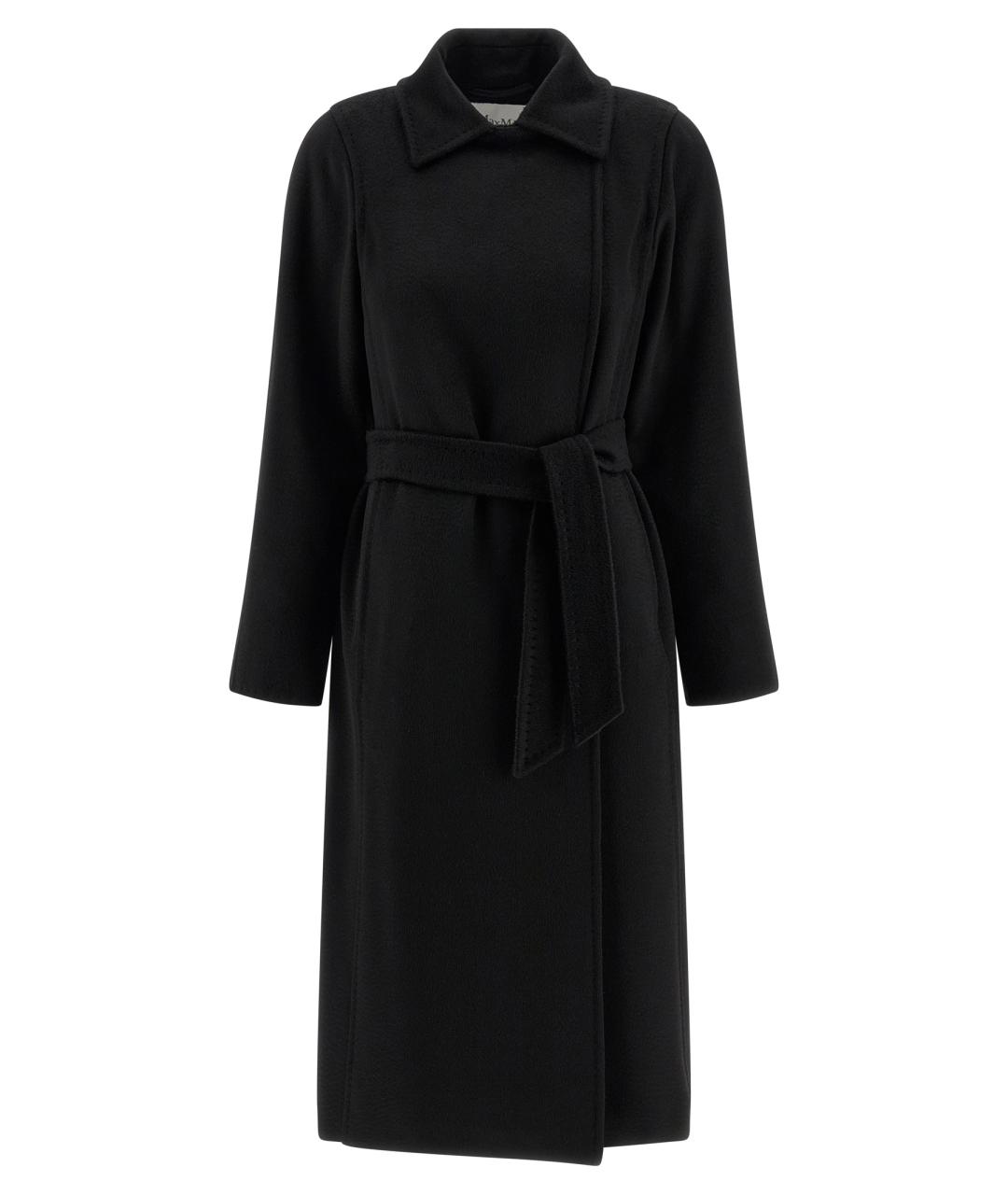 MAX MARA Черное шерстяное пальто, фото 1