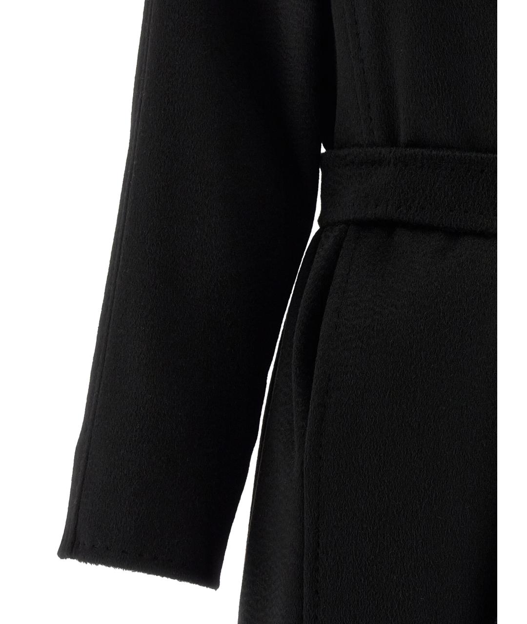 MAX MARA Черное шерстяное пальто, фото 4