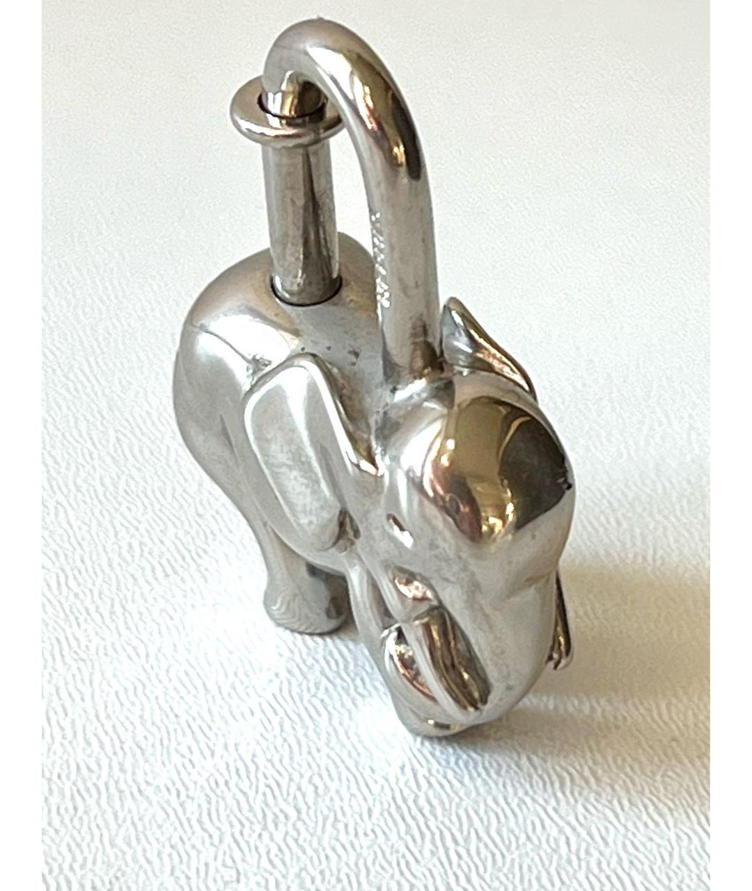 HERMES Серебрянный брелок, фото 5