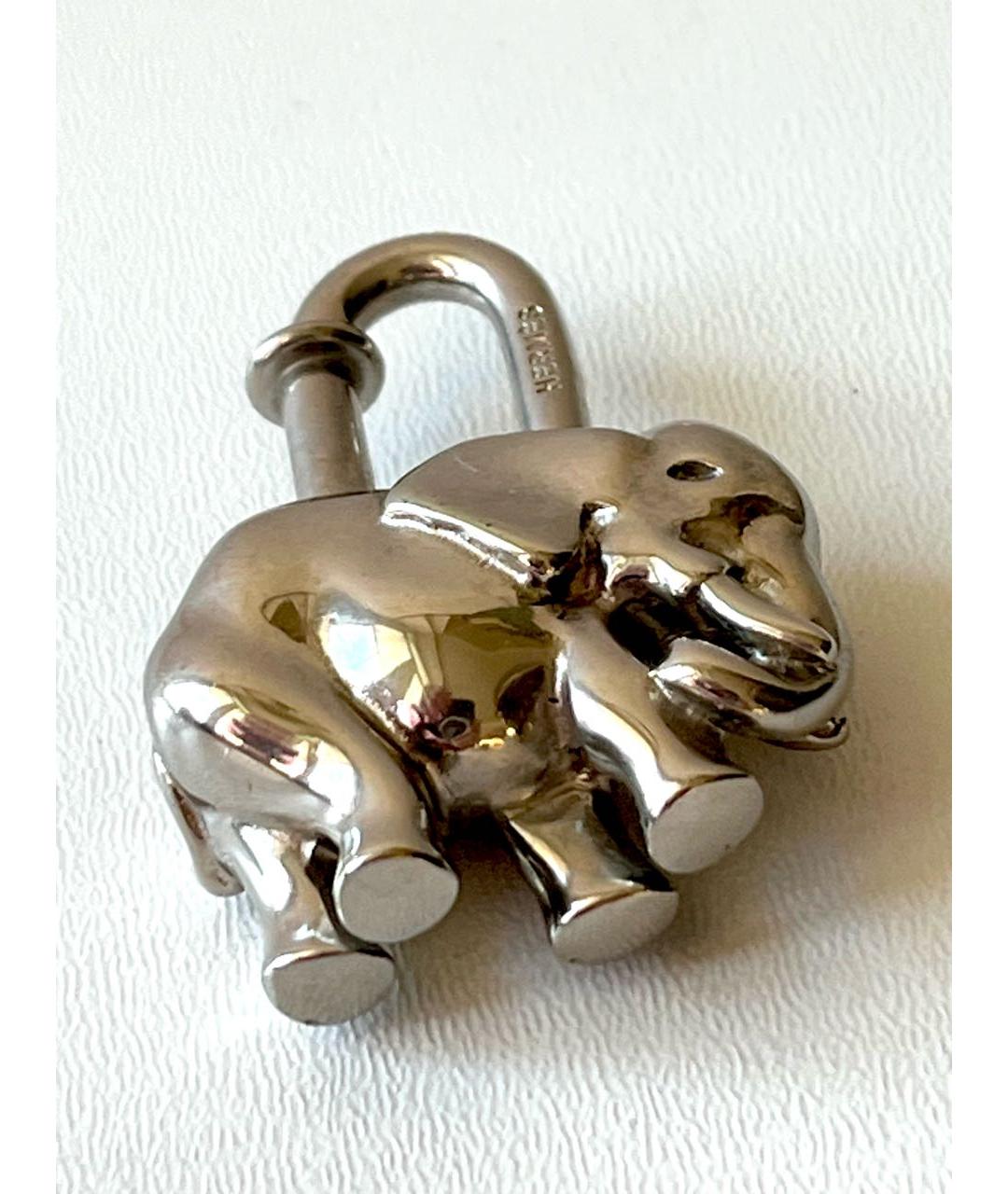 HERMES Серебрянный брелок, фото 4