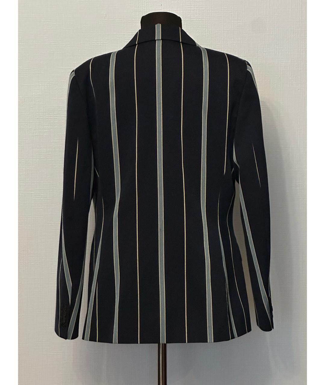 RALPH LAUREN Темно-синий шерстяной жакет/пиджак, фото 2