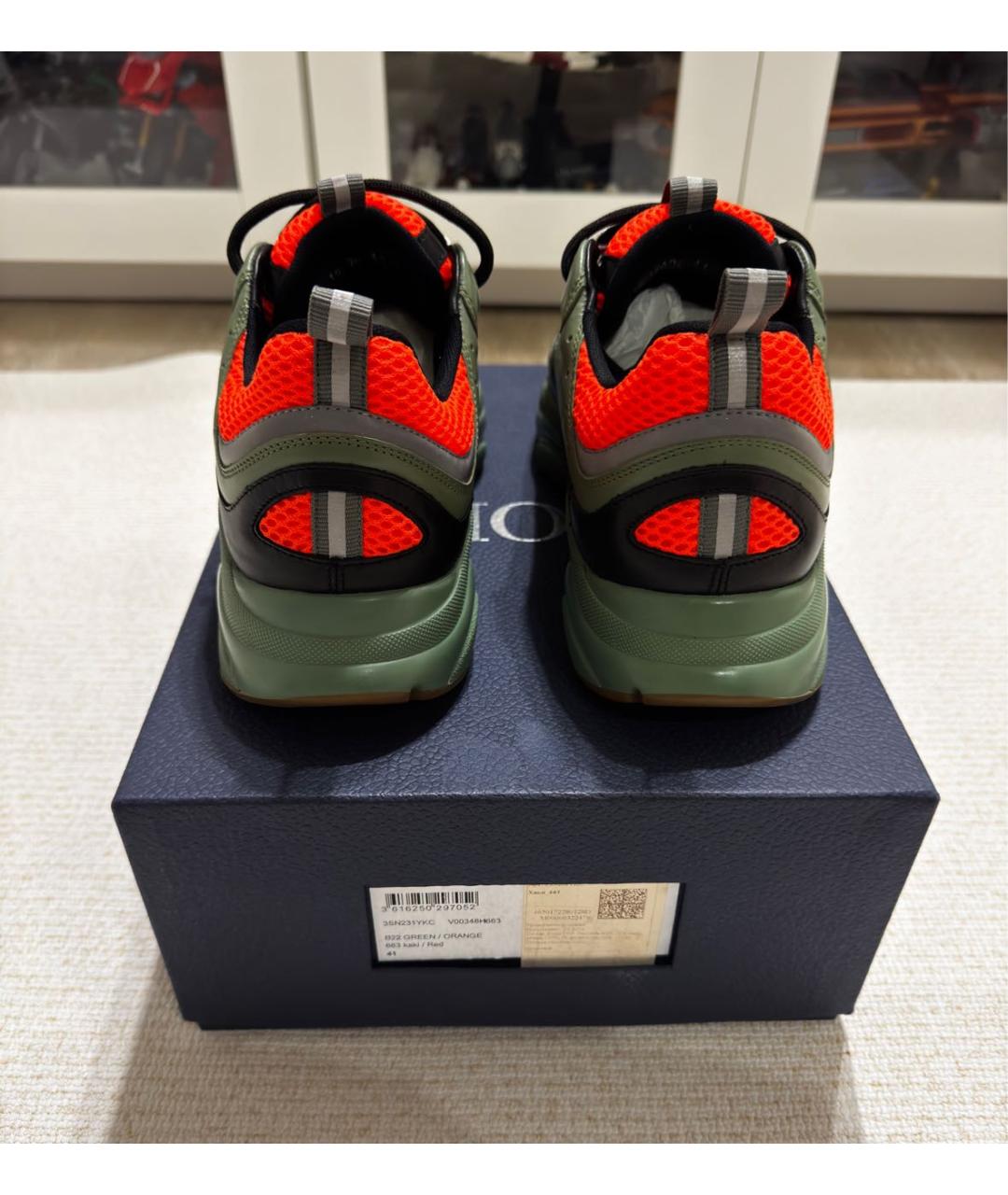 CHRISTIAN DIOR Мульти кожаные низкие кроссовки / кеды, фото 4