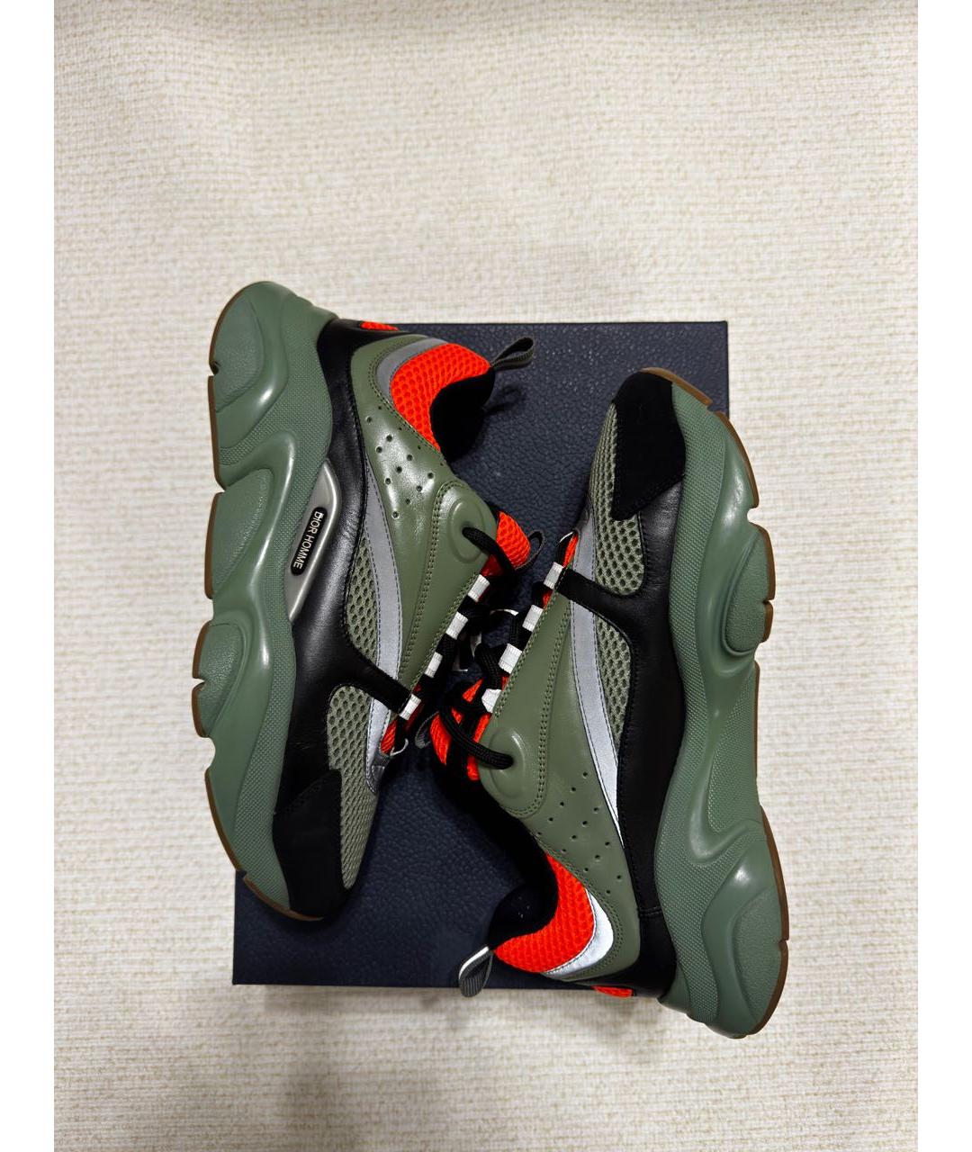 CHRISTIAN DIOR Мульти кожаные низкие кроссовки / кеды, фото 3