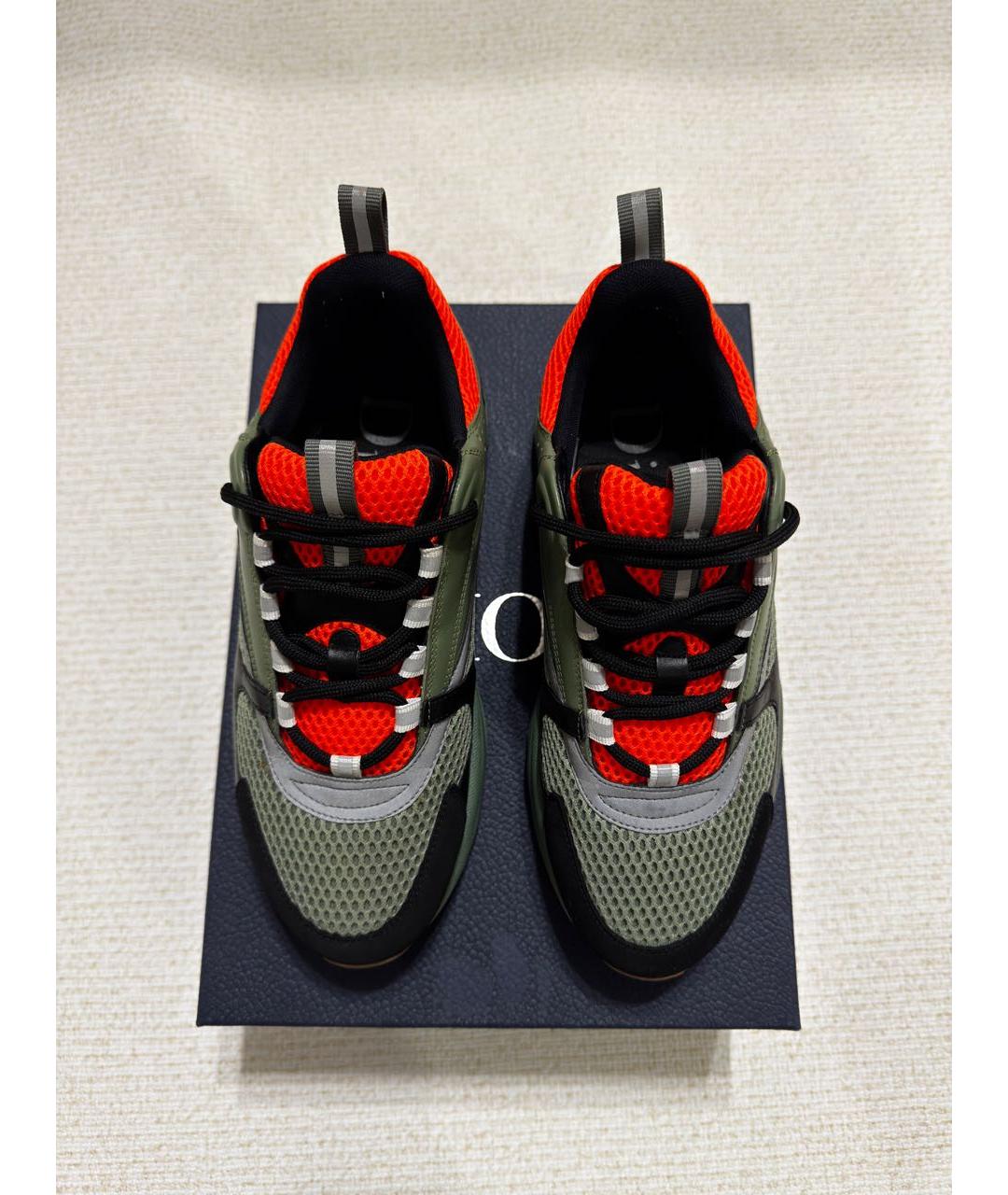 CHRISTIAN DIOR Мульти кожаные низкие кроссовки / кеды, фото 2