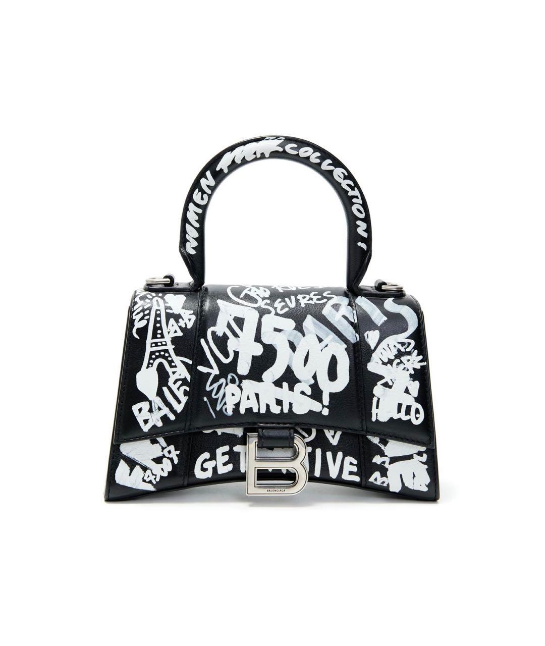 BALENCIAGA Черная кожаная сумка с короткими ручками, фото 9