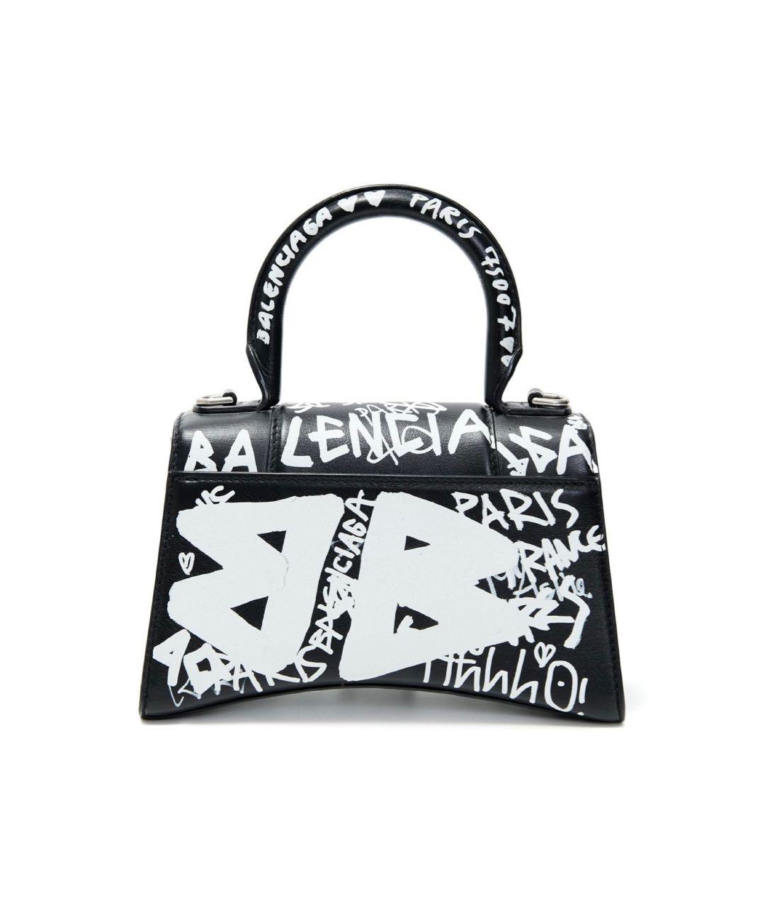 BALENCIAGA Черная кожаная сумка с короткими ручками, фото 4