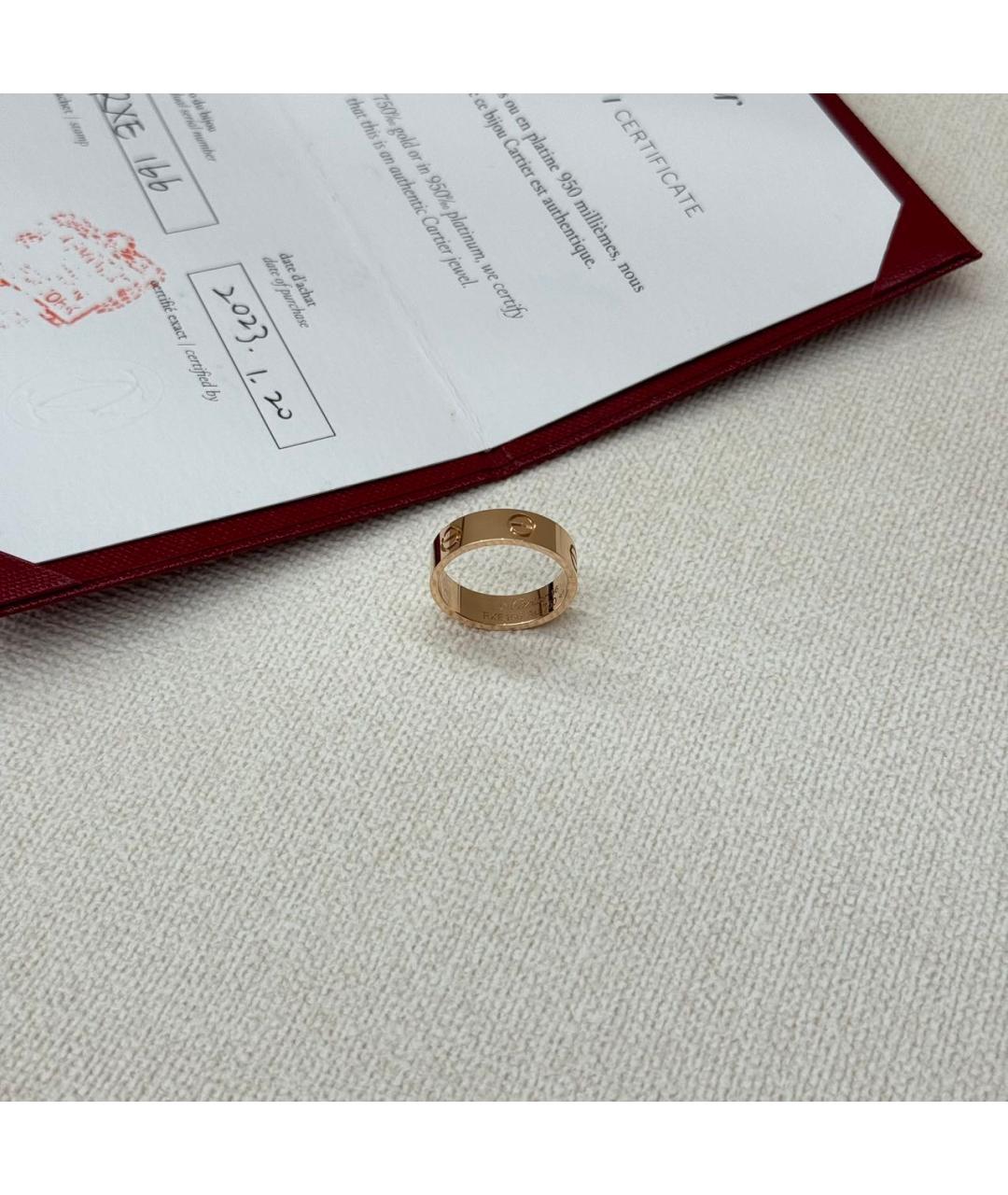 CARTIER Золотое кольцо из розового золота, фото 6