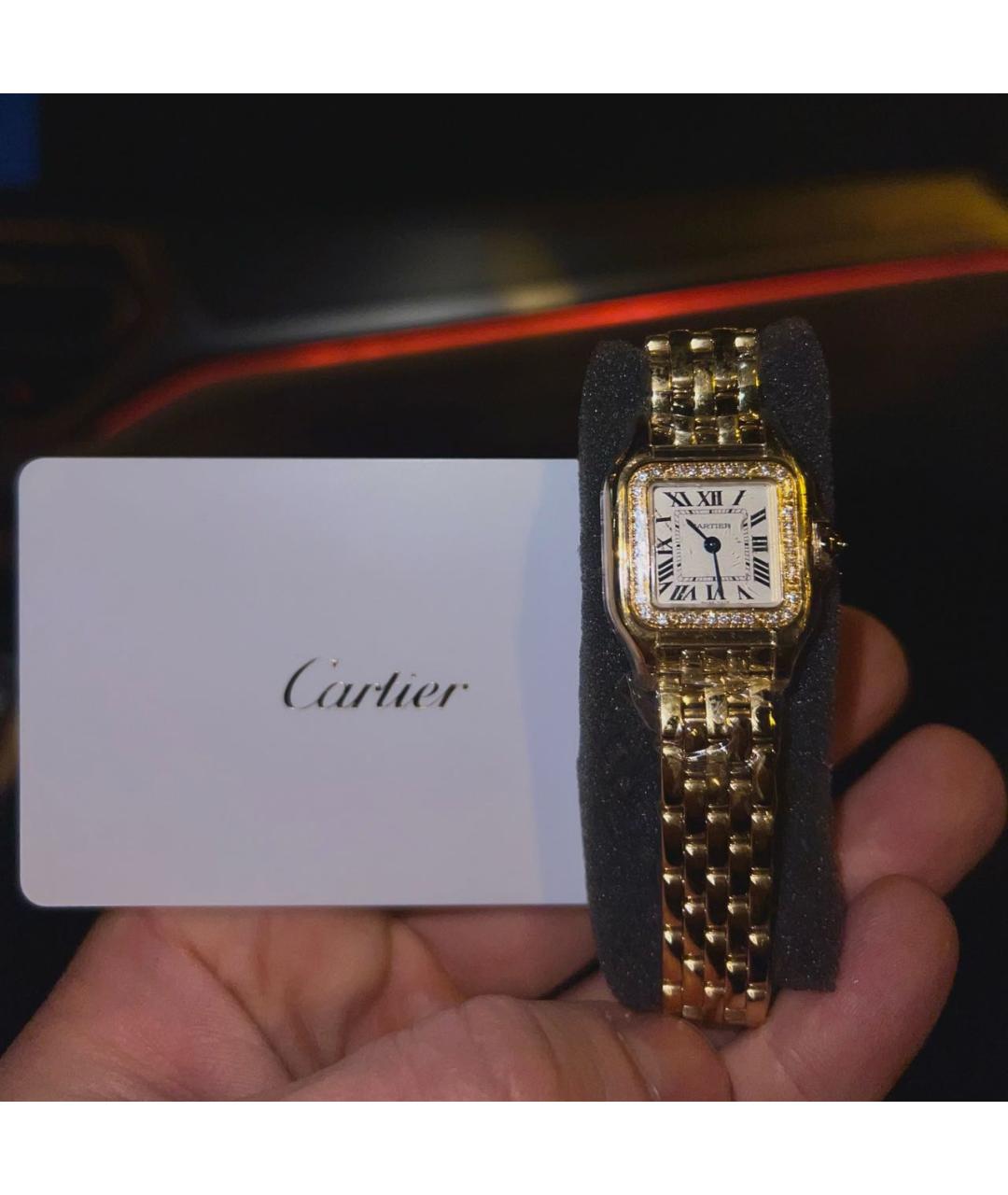 CARTIER Золотые часы из желтого золота, фото 2