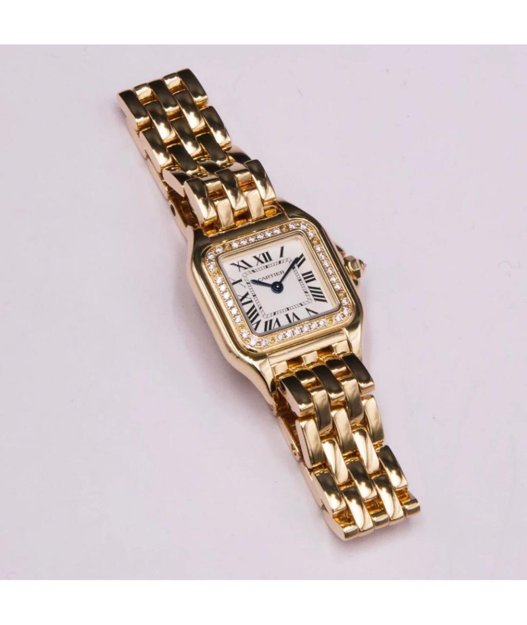 CARTIER Золотые часы из желтого золота, фото 4