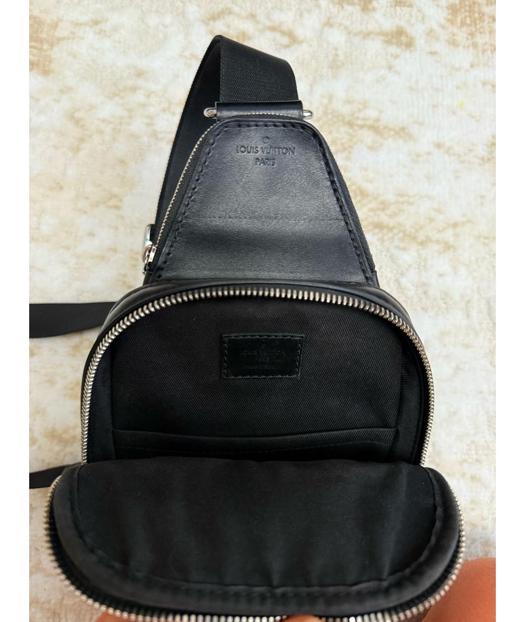 LOUIS VUITTON Черная сумка на плечо, фото 3