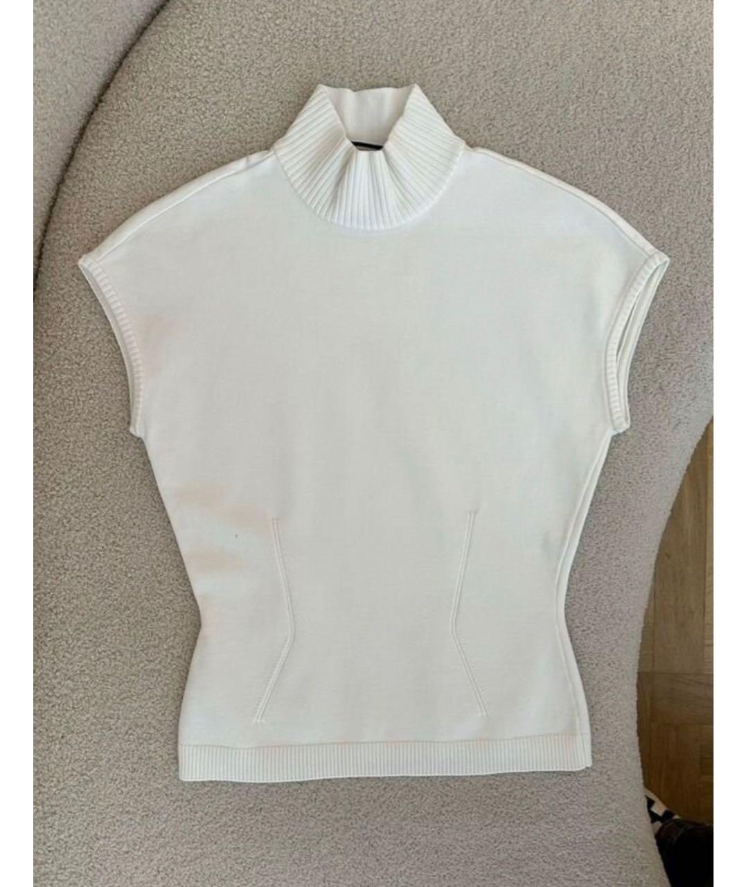 GUCCI Бежевая вискозная водолазка, фото 3