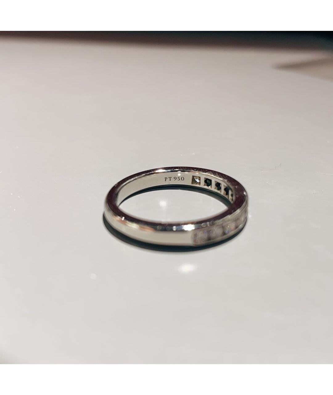 TIFFANY&CO Серебряное платиновое кольцо, фото 6